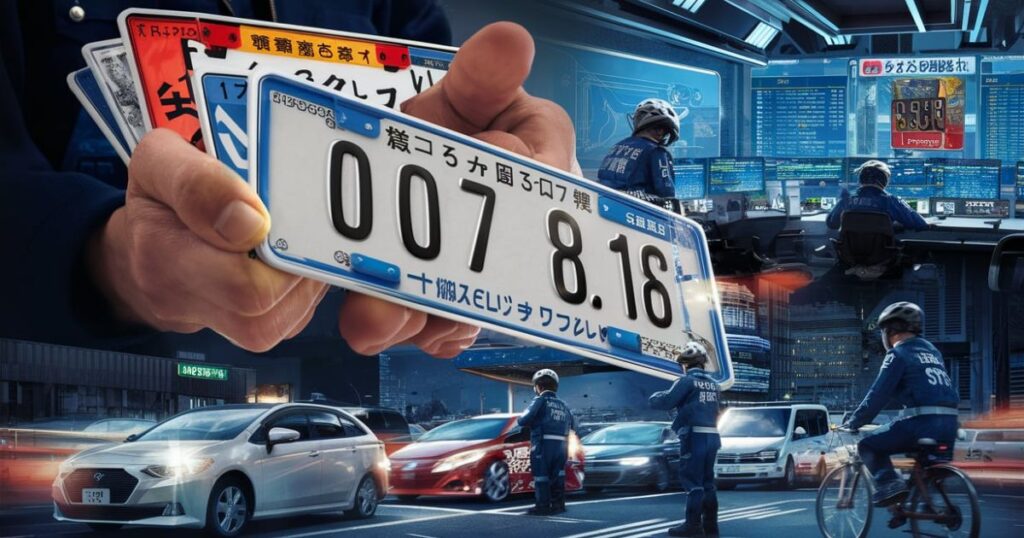 Role of Japanese License Plates in Law Enforcement