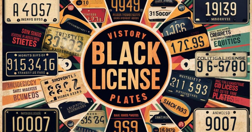 The History and Cultural Impact of Black License Plates