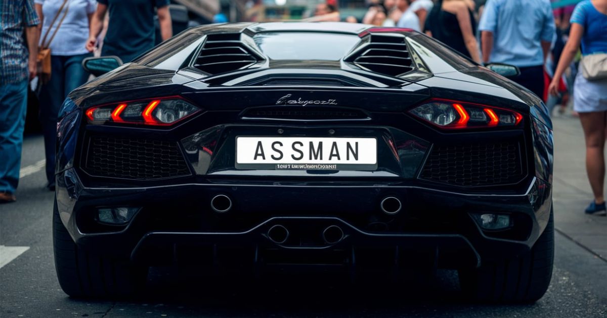 Assman License Plate