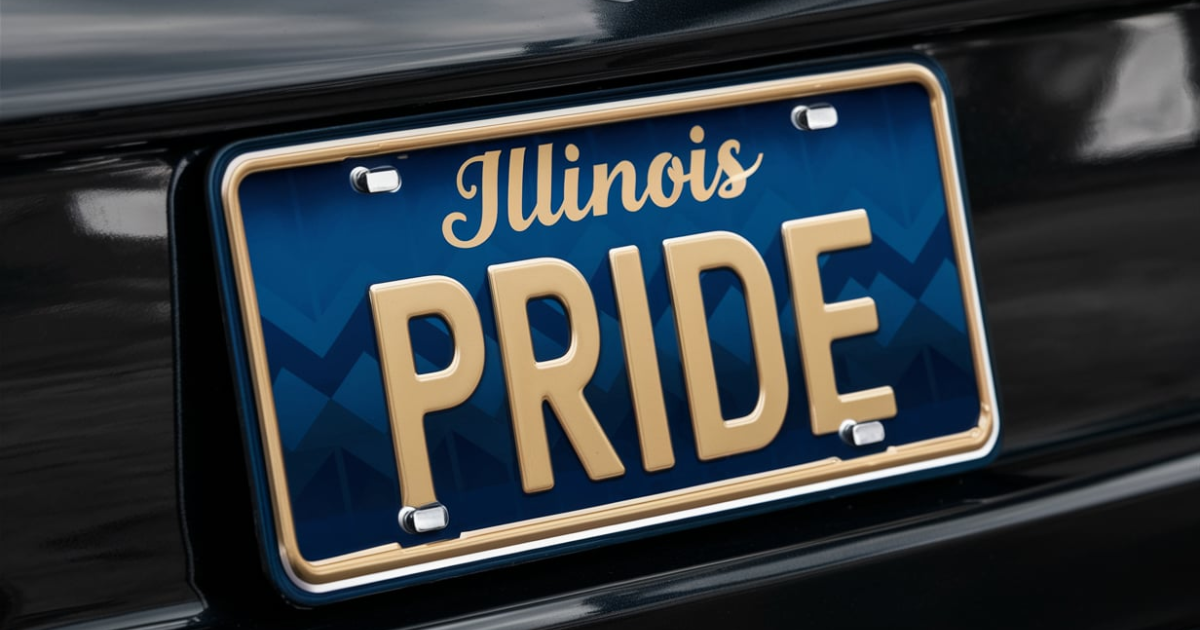 Illinois Custom License Plate