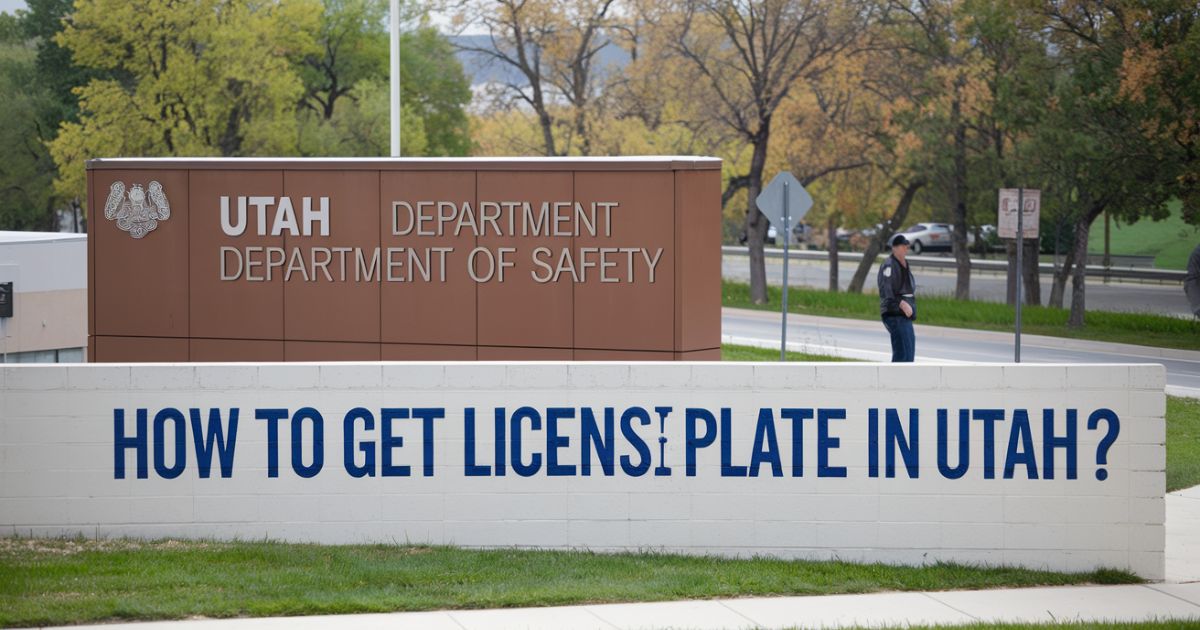 How to Get License Plate in Utah?