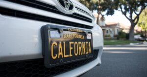 How to Get a Black License Plate in California