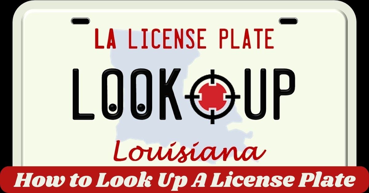 How To Look Up A License Plate