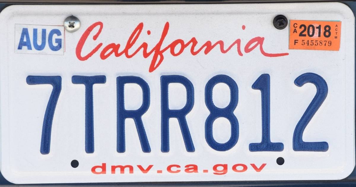 Do You Need a Front License Plate in California