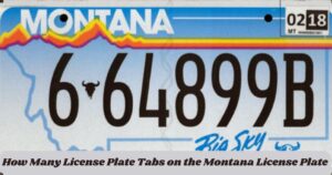 How Many License Plate Tabs on the Montana License Plate