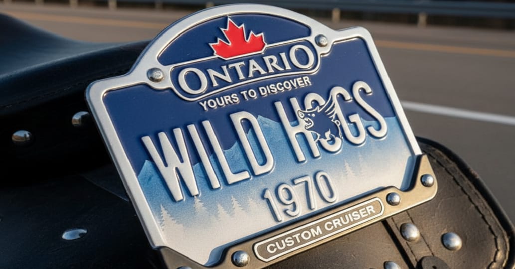 Best Custom Motorcycle License Plate Ontario Options for Unique Bikes