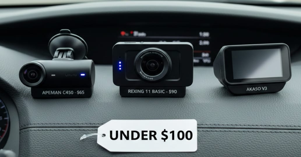 Best Dash Cams Under $100: Top Budget Cameras for Safe Driving