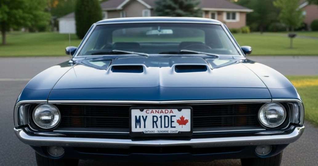 Black and White Vanity Plates in Ontario: Pricing, Approval & Custom Options