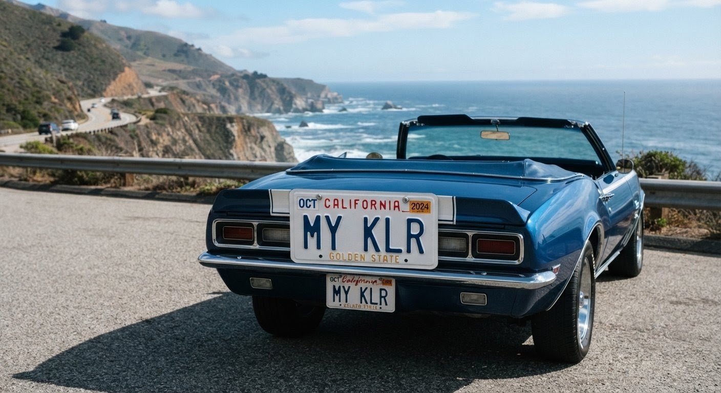 License Plate Personalized California: Eligibility, Fees & Availability